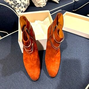 Women’s booties made in France Suede 
Size 41